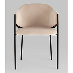 Стул Brace велюр молочный варинант исполнения - 4 | Loft Concept в Липецке