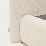 Кровать со съемным бежевым чехлом из ткани букле White Boucle Collection варинант исполнения - 4 | Loft Concept в Липецке