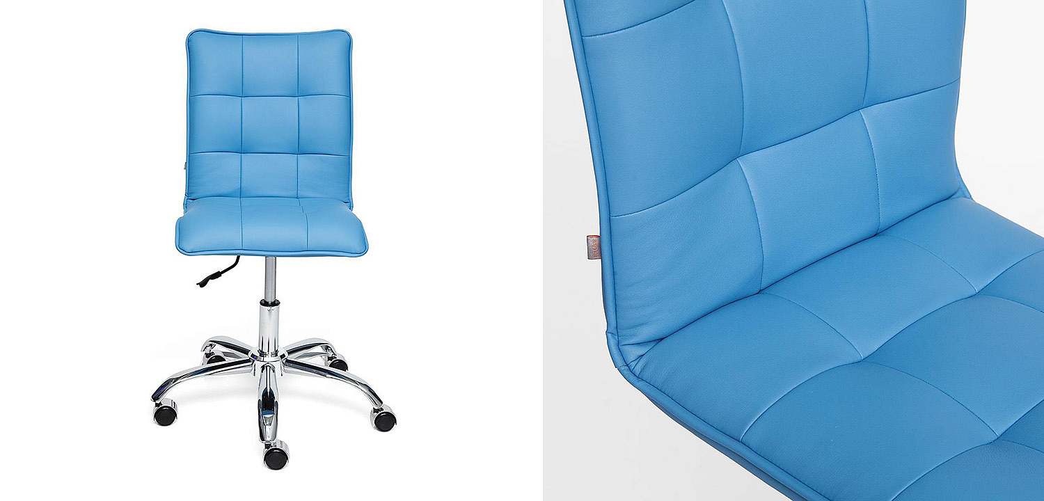 Кресло Deborah eco-leather light blue Кресло Deborah eco-leather light blue - Loft-Concept в Липецке