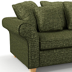 Мебельная ткань Шенилл зеленый цвет 138 см T4-22 варинант исполнения - 7 | Loft Concept в Липецке