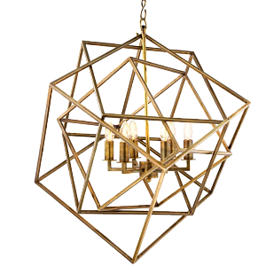 Люстра Lantern Matrix Brass