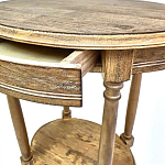 Деревянный овальный кофейный стол Margery Provence Coffee Table варинант исполнения - 5 | Loft Concept в Липецке