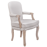 Кресло Aubrey Classical Armchair beige flax варинант исполнения - 1 | Loft Concept в Липецке
