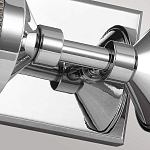 Бра для ванных комнат горизонтальное с 2-мя прозрачными рифлеными цилиндрическими плафонами Feiss варинант исполнения - 3 | Loft Concept в Липецке