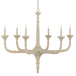 Люстра из дерева в форме подсвечника Coastal Aesthetics варинант исполнения - 1 | Loft Concept в Липецке