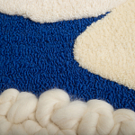Ковер ручной работы Electric blue and popcorn варинант исполнения - 3 | Loft Concept в Липецке