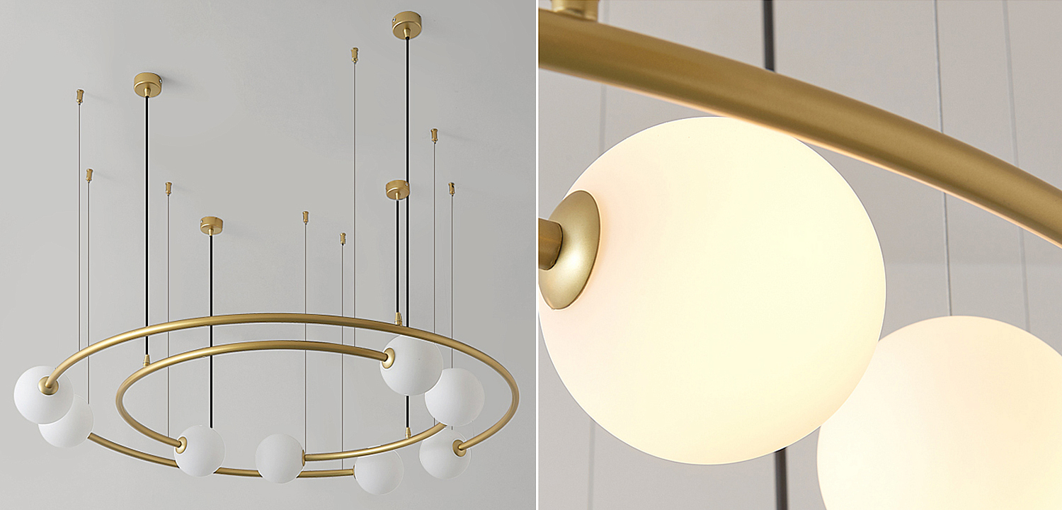 Люстра PLANETARY Ring Gold Люстра PLANETARY Ring Gold - Loft-Concept в Липецке