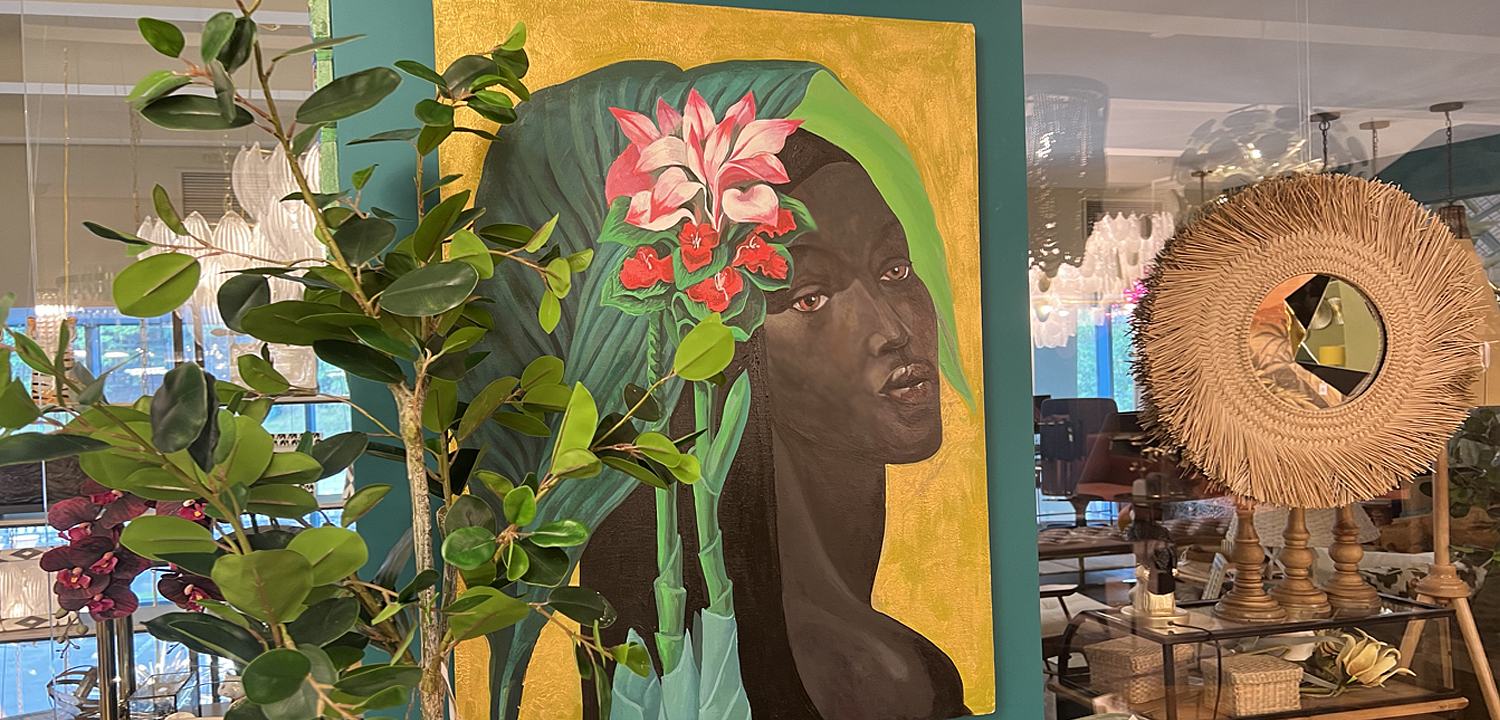 Картина Tropical Girl Картина Tropical Girl - Loft-Concept в Липецке