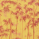 Обои ручная роспись Distant Bamboo Firefly on dyed paper варинант исполнения - 2 | Loft Concept в Липецке