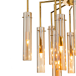 Люстра со стеклянными цилиндрическими плафонами Luminous Cylinders Amber варинант исполнения - 4 | Loft Concept в Липецке