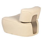 Кресло бежевое без подлокотников с обивкой из ткани букле Space of Freedom варинант исполнения - 2 | Loft Concept в Липецке