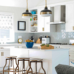 Подвесной светильник с круглым белым плафоном в индустриальном стиле Feiss варинант исполнения - 8 | Loft Concept в Липецке