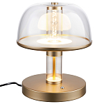 Настольная лампа с плафоном из акрила и металлическим основанием Blanton 23 варинант исполнения - 2 | Loft Concept в Липецке