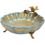 Блюдо фарфоровое Птица на ветке Flora варинант исполнения - 1 | Loft Concept в Липецке