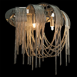 Бра с металиическими цепочками и дугообразными элементами Atlantis Chain варинант исполнения - 6 | Loft Concept в Липецке