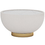 Круглый кофейный стол Ruelly White Coffee Table варинант исполнения - 1 | Loft Concept в Липецке