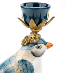 Фарфоровый подсвечник с птицей Eden Garden варинант исполнения - 4 | Loft Concept в Липецке