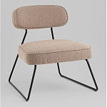 Кресло лаунж Kate букле капучино варинант исполнения - 1 | Loft Concept в Липецке