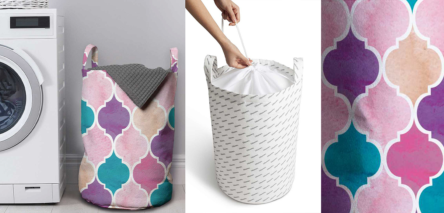Корзина Purple Ornament Basket Корзина Purple Ornament Basket - Loft-Concept в Липецке