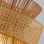 Подвесной светильник с абажуром из натуральных материалов Light Inside the Cell варинант исполнения - 5 | Loft Concept в Липецке