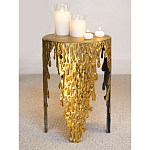 Столик дизайнерский Copper streaks варинант исполнения - 9 | Loft Concept в Липецке