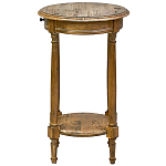 Деревянный овальный кофейный стол Margery Provence Coffee Table варинант исполнения - 3 | Loft Concept в Липецке