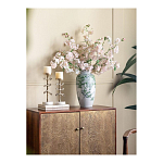 Ваза высокая с зелеными цветочными и птичьими мотивами Vase Inspired by Nature варинант исполнения - 5 | Loft Concept в Липецке