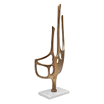Аксессуар современный Абстракция Abstract Sculpture Brass варинант исполнения - 2 | Loft Concept в Липецке