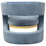 Кресло голубое Walsh Blue Armchair варинант исполнения - 4 | Loft Concept в Липецке