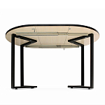 Стол обеденный раздвижной со столешницей белый мрамор Magali варинант исполнения - 5 | Loft Concept в Липецке