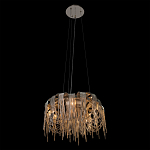 Люстра подвесная круглая с изогнутыми металлическими дугами и ниспадающими цепочками 65 см Atlantis Chain варинант исполнения - 13 | Loft Concept в Липецке