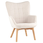 Белое кресло на ножках из массива CORDELIA варинант исполнения - 1 | Loft Concept в Липецке