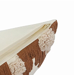 Чехол на подушку с вышивкой в виде геометрических узоров Beige Calista Square варинант исполнения - 3 | Loft Concept в Липецке