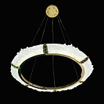 Люстра в форме кольца с цветочным декором Warm Heavenly Light варинант исполнения - 1 | Loft Concept в Липецке