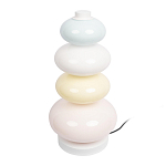 Настольная лампа из стеклянных сфер в пастельных тонах Высота 40 см Pastel Lunaria варинант исполнения - 2 | Loft Concept в Липецке