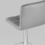 Барный стул с сиденьем серого цвета Honory варинант исполнения - 6 | Loft Concept в Липецке