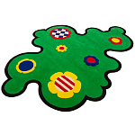 Дизайнерский ковер с цветами Poltronova Tappeto Prato Rug варинант исполнения - 2 | Loft Concept в Липецке