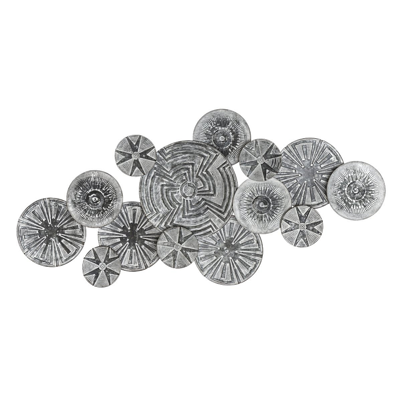 Арт-объект Plate silver Серый Арт-объект Plate silver Серый в Липецке | Loft Concept