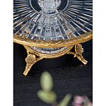 Чаша из прозрачного стекла с фигурками разноцветных попугаев на ободке 38 Eden Garden варинант исполнения - 4 | Loft Concept в Липецке