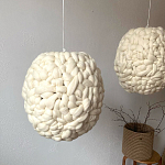 Светильник вязаный из шерсти Wool Oval варинант исполнения - 1 | Loft Concept в Липецке