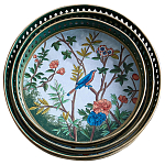 Комплект из 3-х подносов из металла в стиле Шинуазри Chinoiserie Flower варинант исполнения - 1 | Loft Concept в Липецке