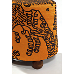 Пуф Wakonda Terracotta Tiger Mountain с Круглыми ножками  варинант исполнения - 3 | Loft Concept в Липецке