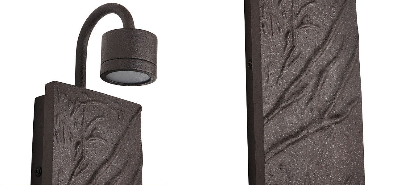 Бра с фактурой дерева Bark Black Бра с фактурой дерева Bark Black - Loft-Concept в Липецке