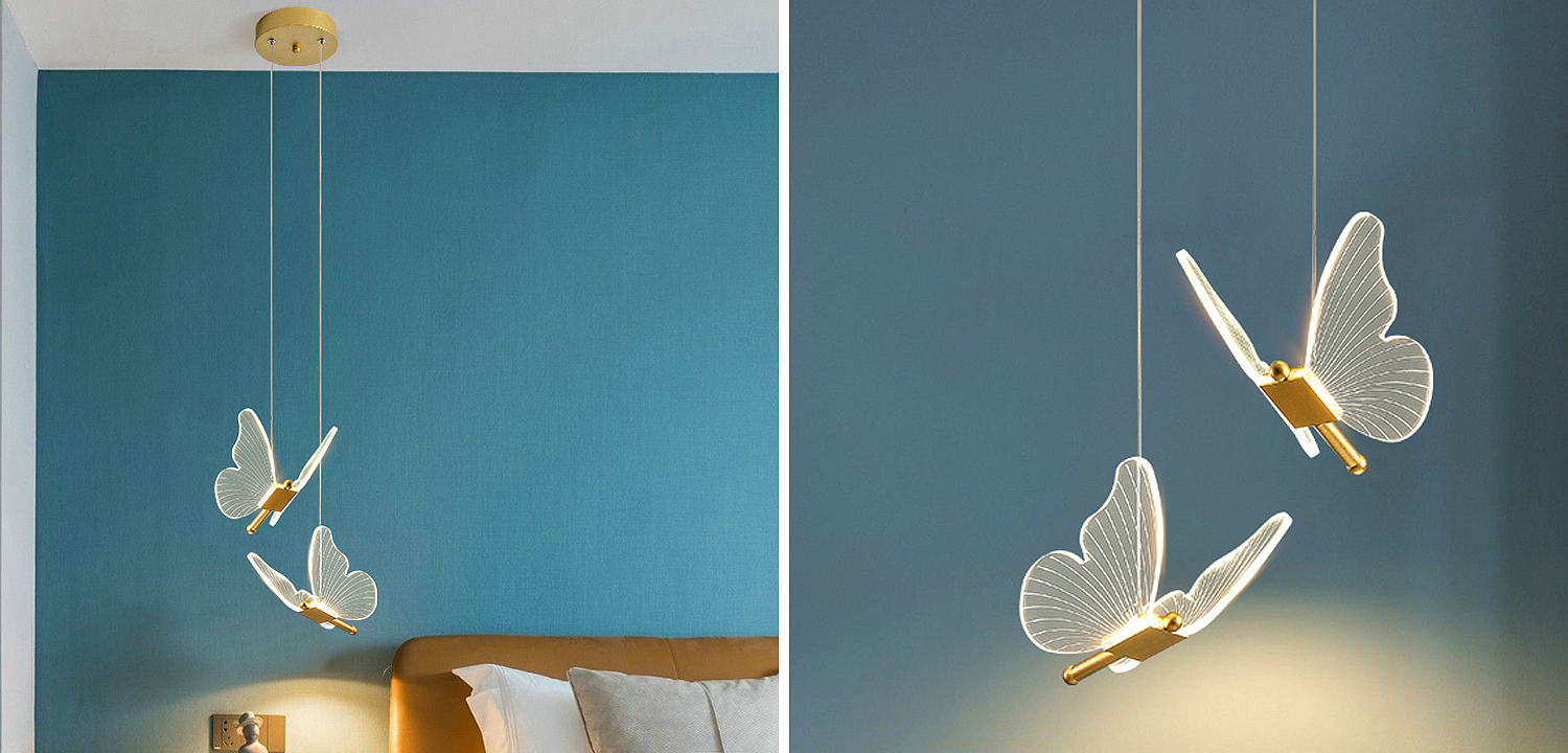 Butterfly Double Pendant Lamp D Butterfly Double Pendant Lamp D - Loft-Concept в Липецке