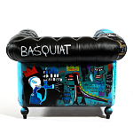 Кресло "Баския и Уорхол" Basquiat Warhol graffiti chair натуральная кожа варинант исполнения - 5 | Loft Concept в Липецке
