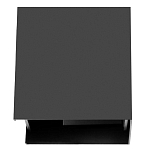 Уличный настенный светильник светодиодный формы куб черного цвета из металла Urban Minimalist варинант исполнения - 1 | Loft Concept в Липецке