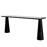 Консоль чёрная на 2-х конусообразных ножках Eros варинант исполнения - 4 | Loft Concept в Липецке