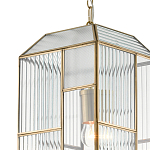 Подвесной светильник с рельефным стеклом Embossed Glass варинант исполнения - 1 | Loft Concept в Липецке