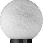 Бра цилиндрической формы чёрного цвета с 2-мя плафонами Marble Glow варинант исполнения - 5 | Loft Concept в Липецке