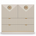 Комод с фактурным фасадом Satin Furniture варинант исполнения - 2 | Loft Concept в Липецке